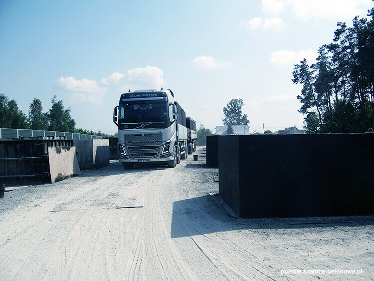 Transport szamb betonowych  w Czerwionka-Leszczyny